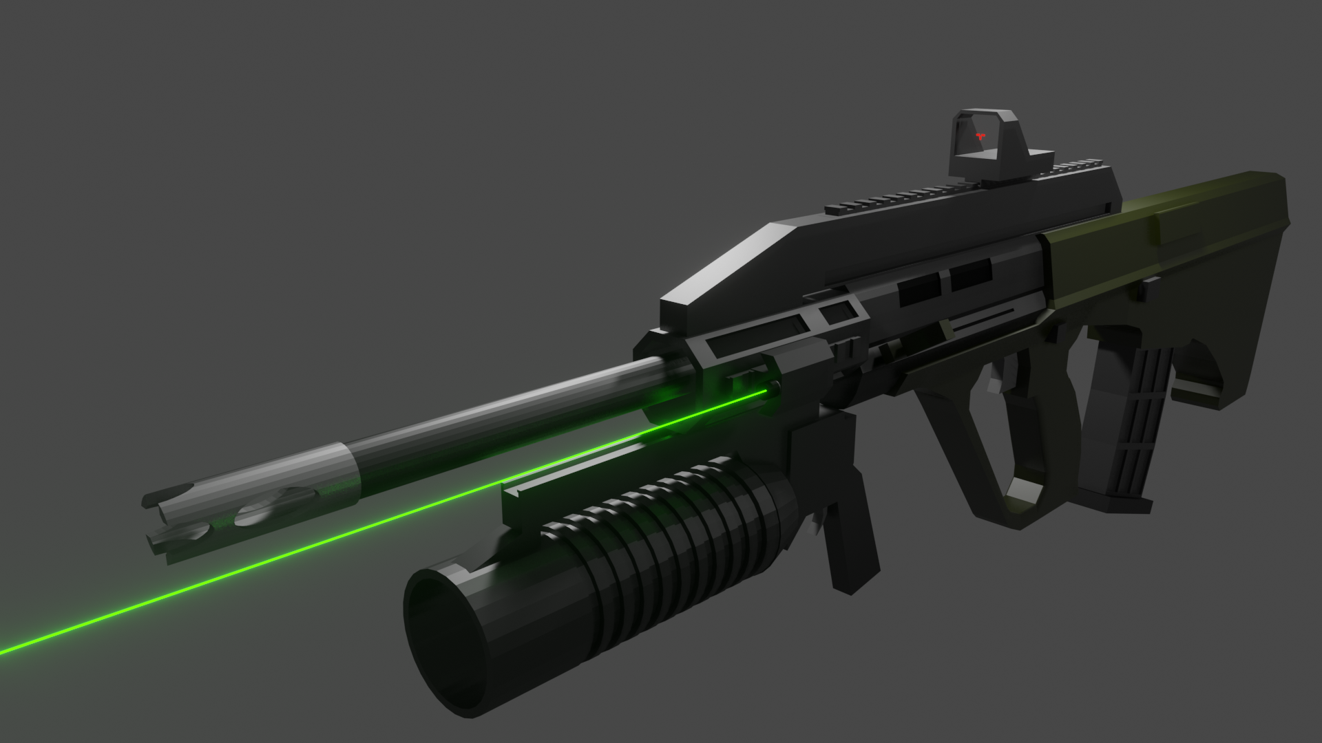 Custom AUG (Low Poly) preview image 1